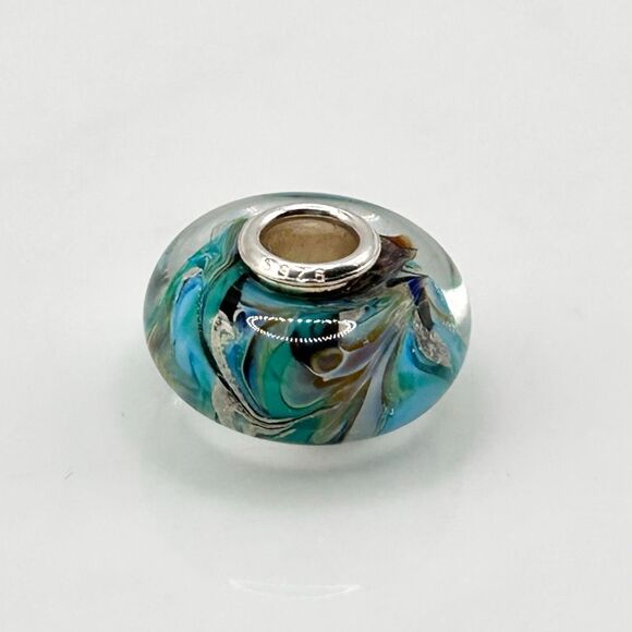 TROLLBEADS Rare Van Gogh Unique #1 LAA 925S colorful swirls, style of the artist - Picture 8 of 9